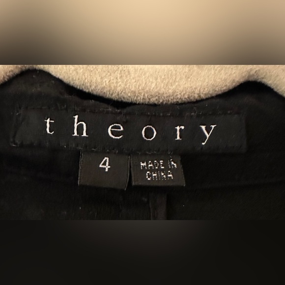 Theory Cropped Black Blazer 3Quarter Sleeve 4 - Picture 2 of 7